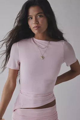 CAMPBELL&KRAMER X ReMADE By UO Exclusive Demeter Short Sleeve Crop Top
