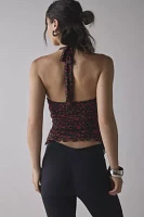 Kimchi Blue Josie Asymmetrical Wrap-Front Halter Top