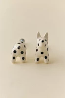 Dog Shaped Ceramic Knob/Wall Hook Set