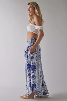 Out From Under Beachy Keen Smocked Wide Leg Crop Pant