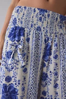 Out From Under Beachy Keen Smocked Wide Leg Crop Pant