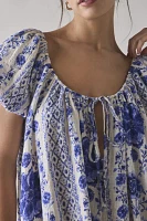 Out From Under Amara Cotton-Blend Slip Mini Dress
