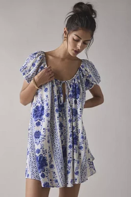 Out From Under Amara Cotton-Blend Slip Mini Dress