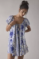 Out From Under Amara Cotton-Blend Slip Mini Dress