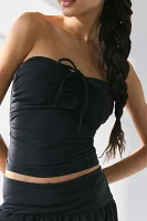 Out From Under Bec Convertible Tie Tube Top & Mini Skort Set
