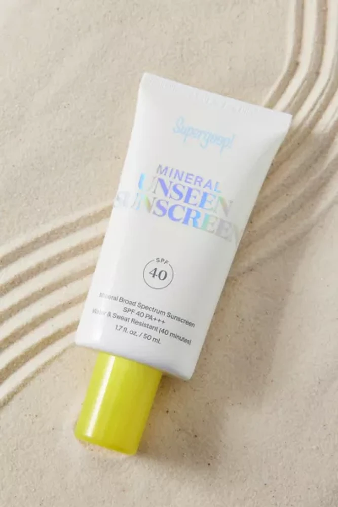 Supergoop! Mineral Unseen SPF 40 Sunscreen