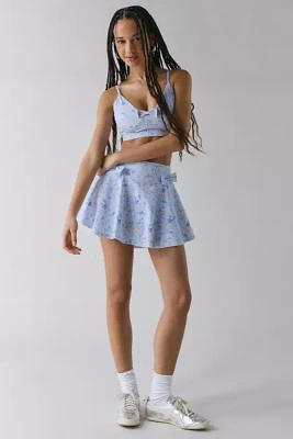 LoveShackFancy Corene Bow Floral Active Skort