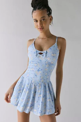 LoveShackFancy Hubert Bow Floral Active Dress