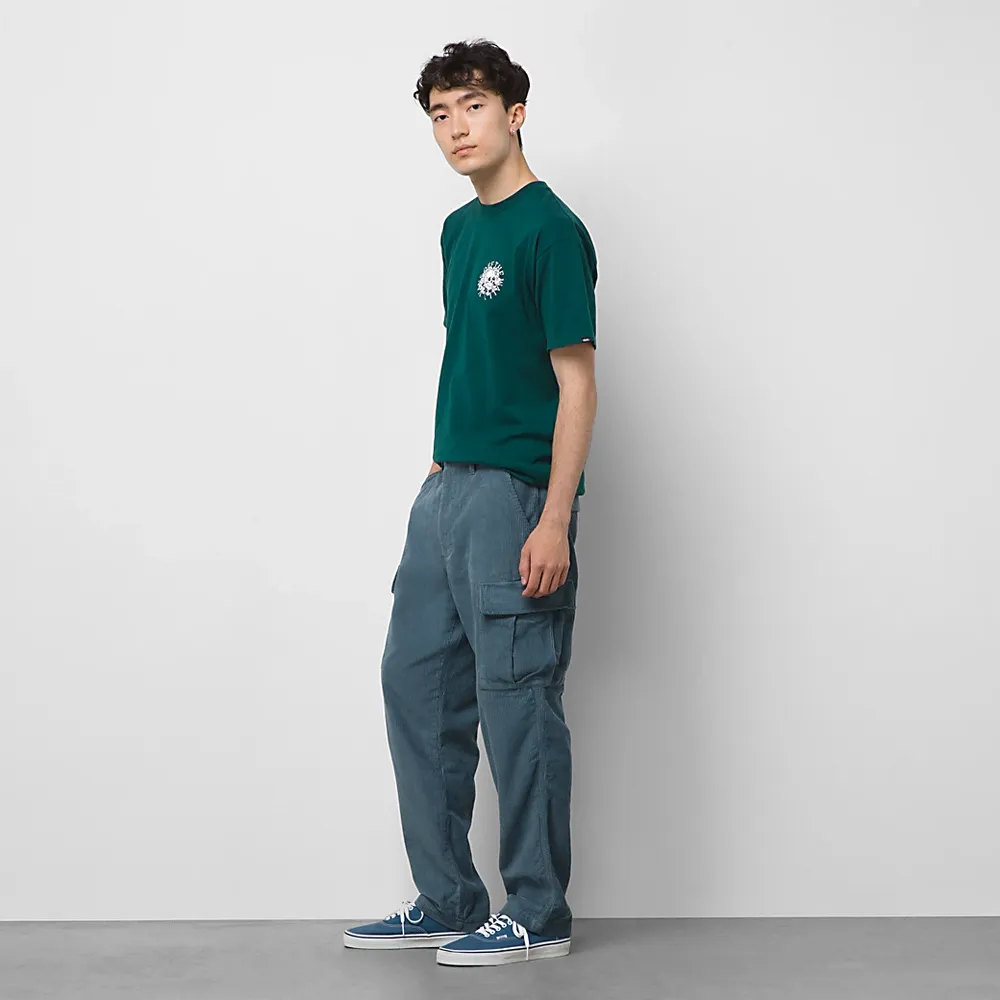 Corduroy Loose Tapered Cargo Pants