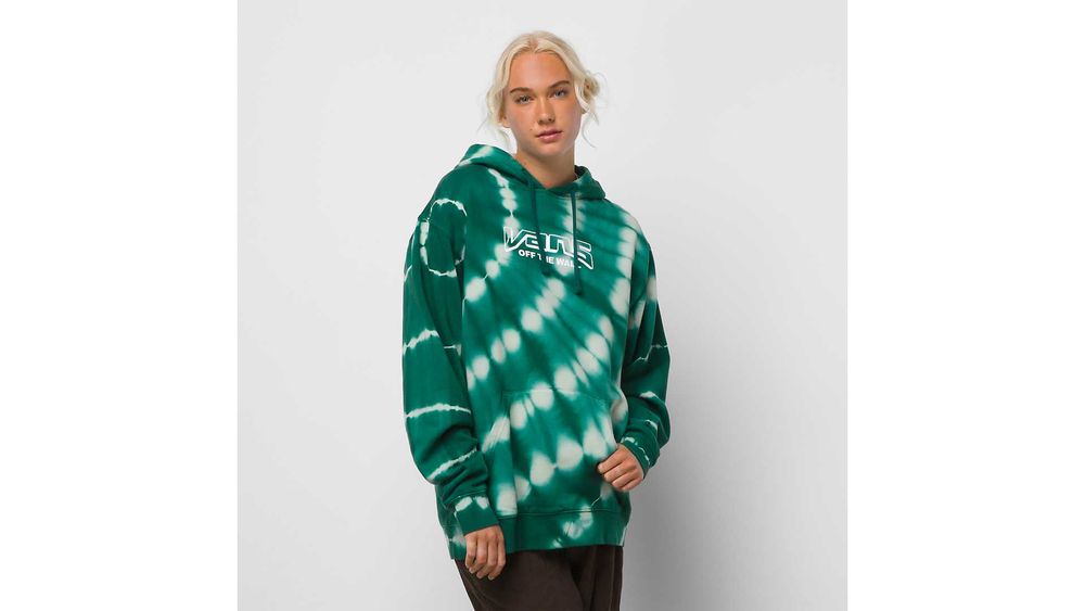 Off The Wall Graphic Tie Dye Hoodie