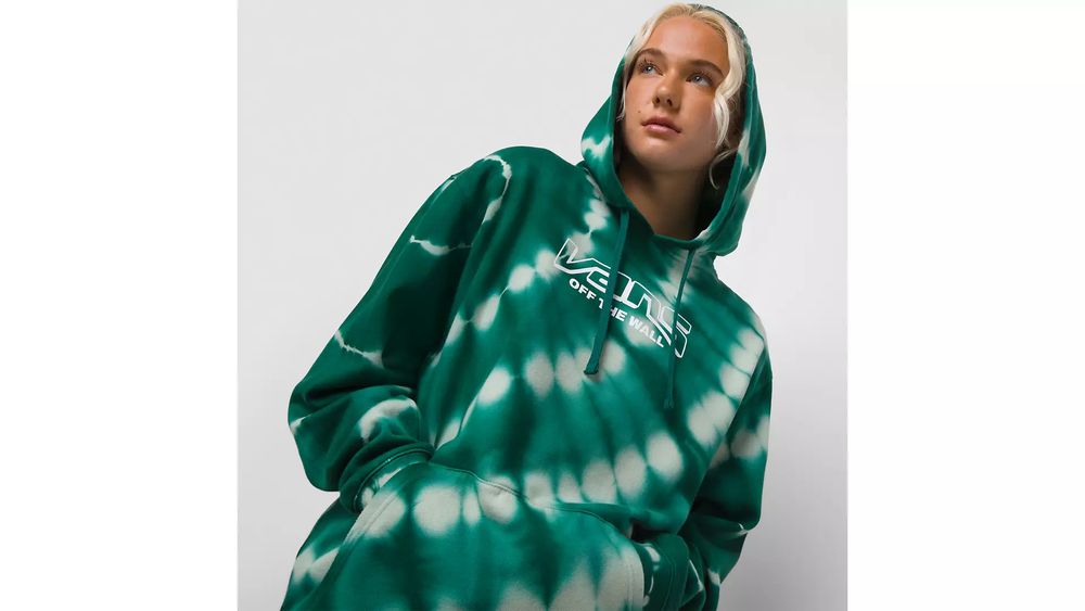 Off The Wall Graphic Tie Dye Hoodie
