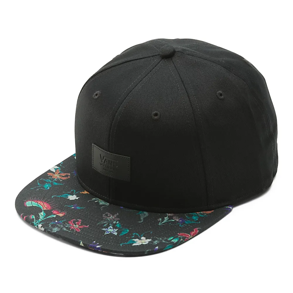 Vans | Allover It Fatal Floral Black Snapback Hat