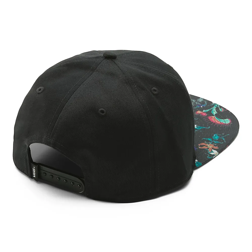 Vans | Allover It Fatal Floral Black Snapback Hat