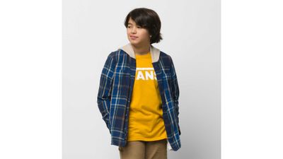 Kids Lopes Hooded Flannel Buttondown Shirt