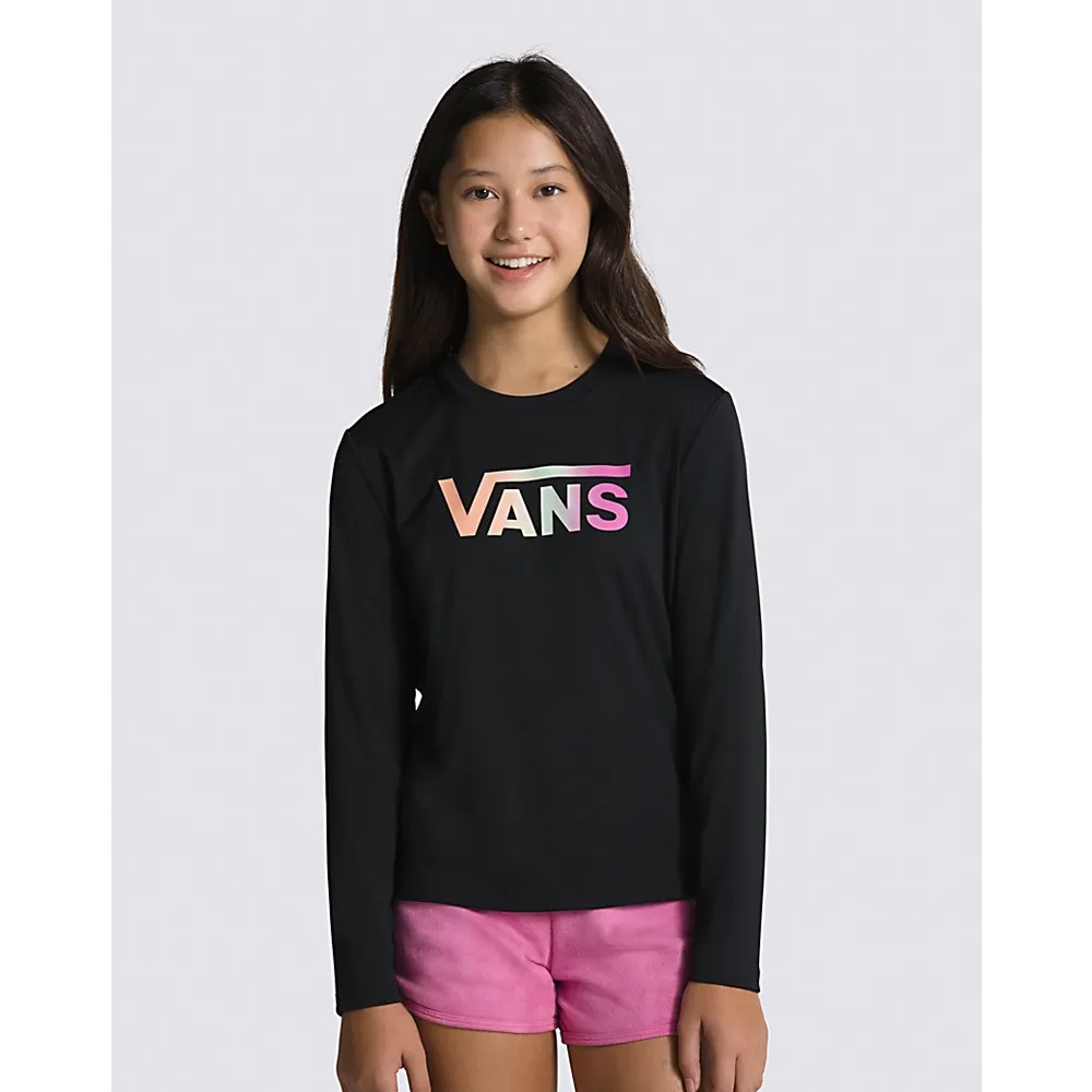 VANS Kids Flying V | Sleeve Long Centre Street T-Shirt Bridge Town Sun