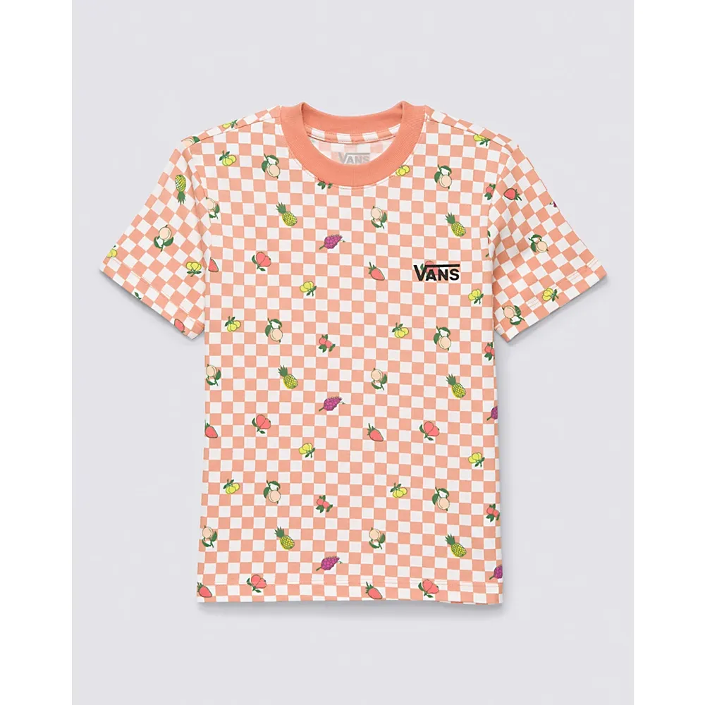 Kids Fruit Checker Boxy T-Shirt