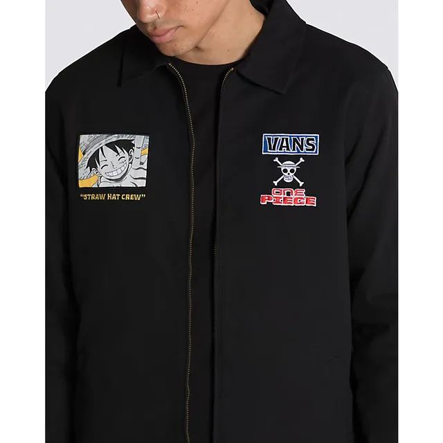 Vans Zion Wright Half Zip Anorak Jacket (Brown/Navy)