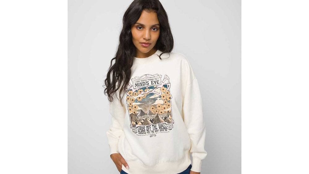 Minds Eye Slouchy Pullover Crew
