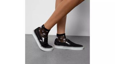Mesh Mod Half Crew Sock Size 6.5-10