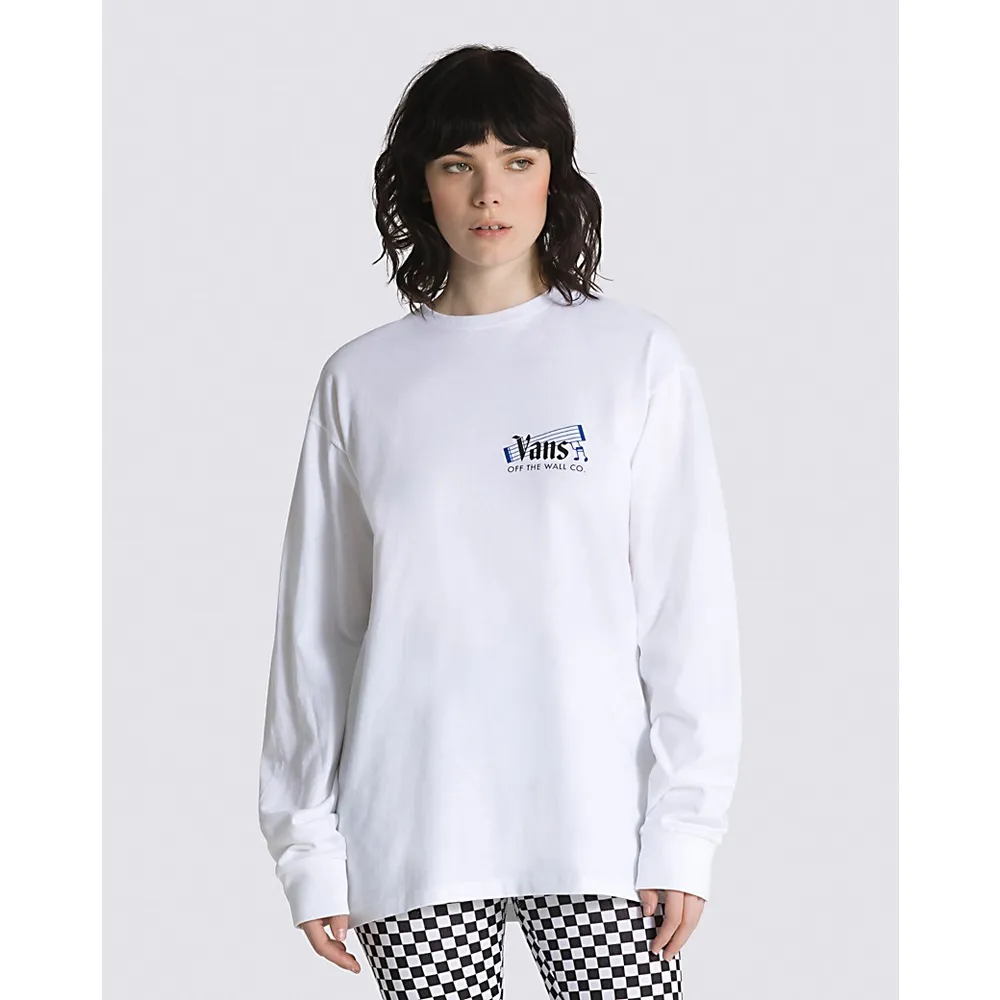 vans white long sleeve t shirt