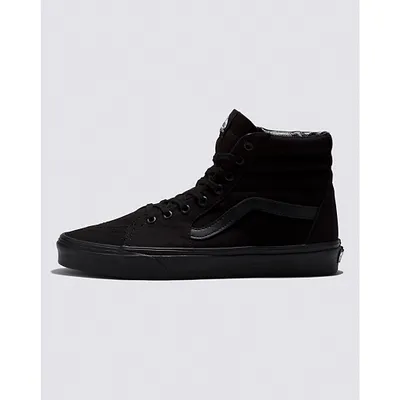 Vans | Sk8-Hi Wide Canvas Black/Black Classics Shoe