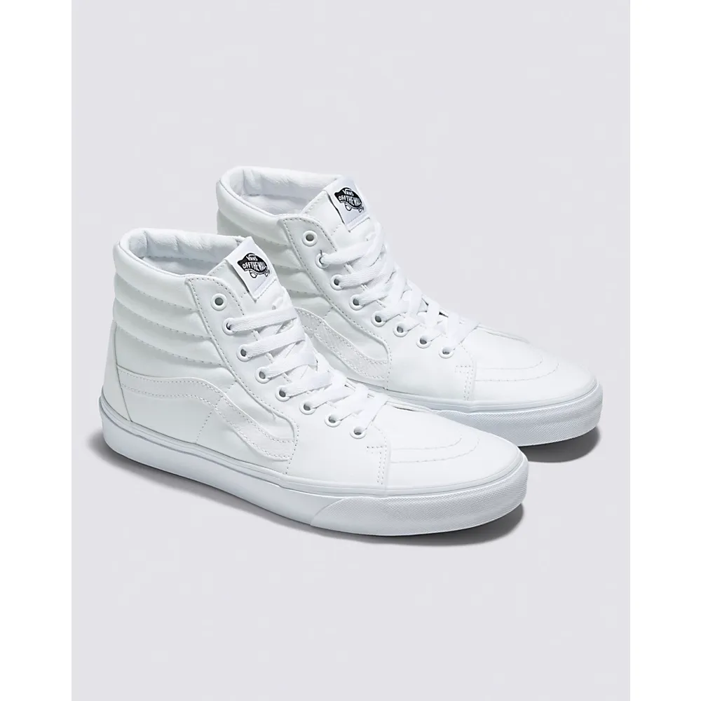 Vans | Sk8-Hi Wide Canvas True White Classics Shoe