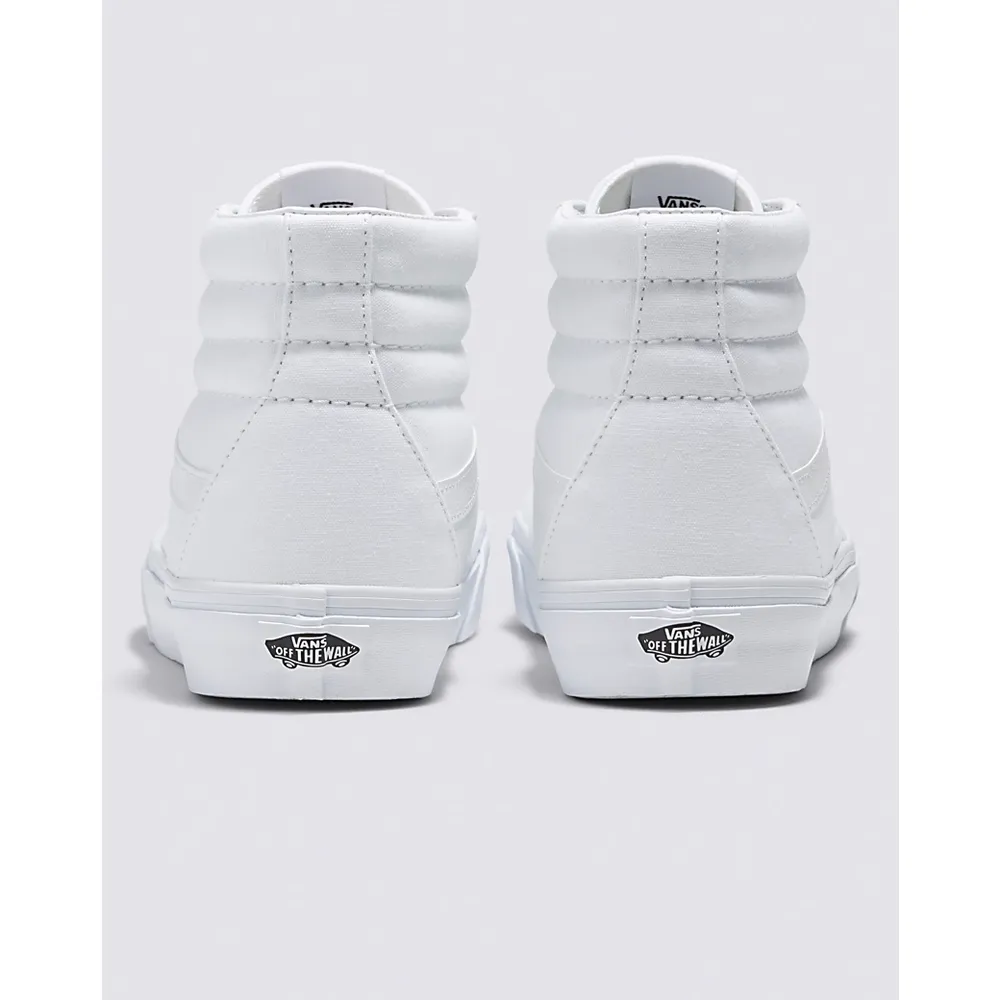 Vans | Sk8-Hi Wide Canvas True White Classics Shoe