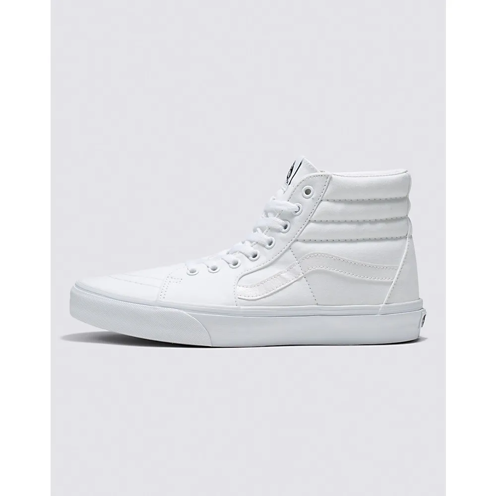 Vans | Sk8-Hi Wide Canvas True White Classics Shoe