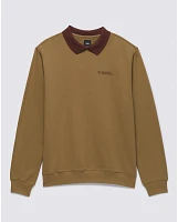 Lowered Collar Crew Sweatshirt