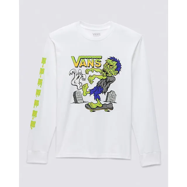 Little Kids Haunted House Of Vans Glow Long Sleeve T-Shirt