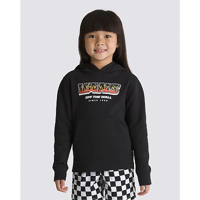 Little Kids Up Flames Pullover Hoodie