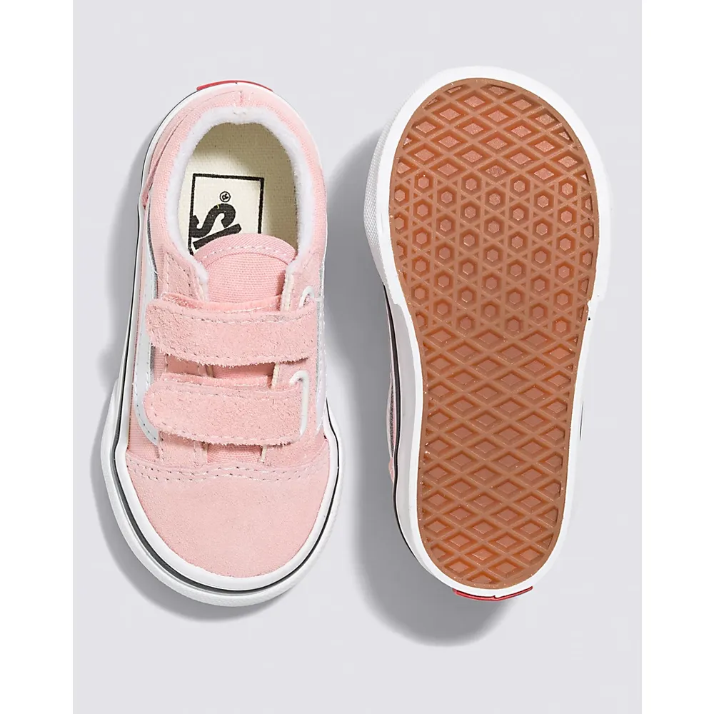 Vans | Toddler Old Skool V Powder Pink/True White Shoes