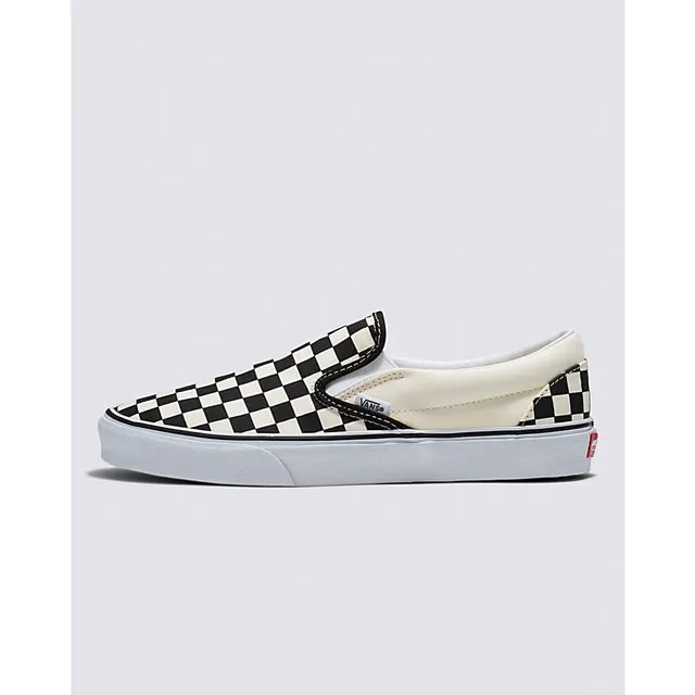 Vans | Classic Checkerboard Slip-On Black/White Shoe | Street Town Centre