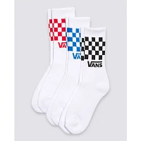 Kids Check Crew 3-Pack Sock