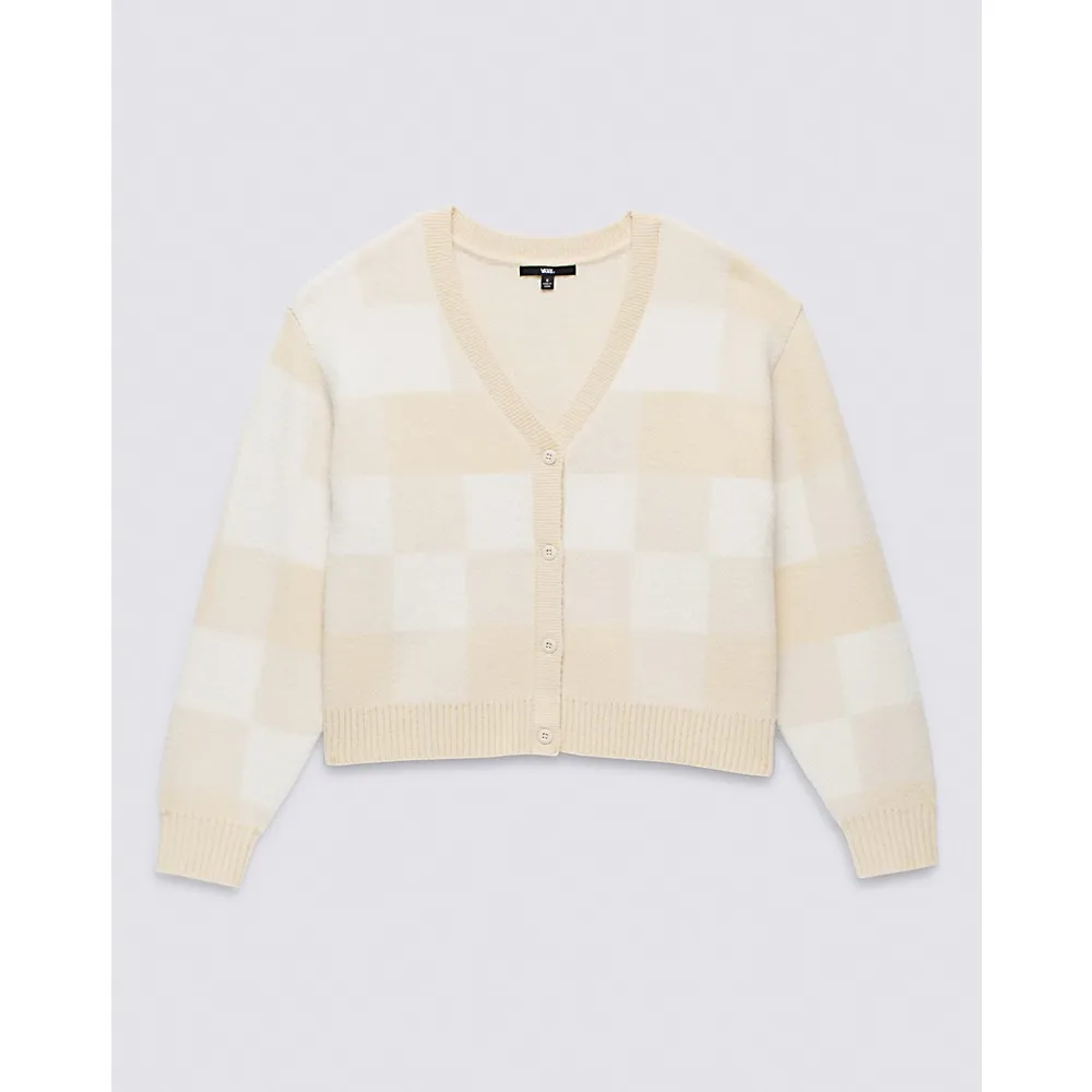 Winter Checker Relaxed Cardigan