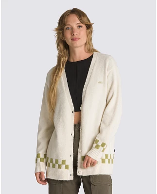 Lowcheck Cardigan Sweater