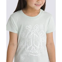 Little Kids Frog Peace T-Shirt