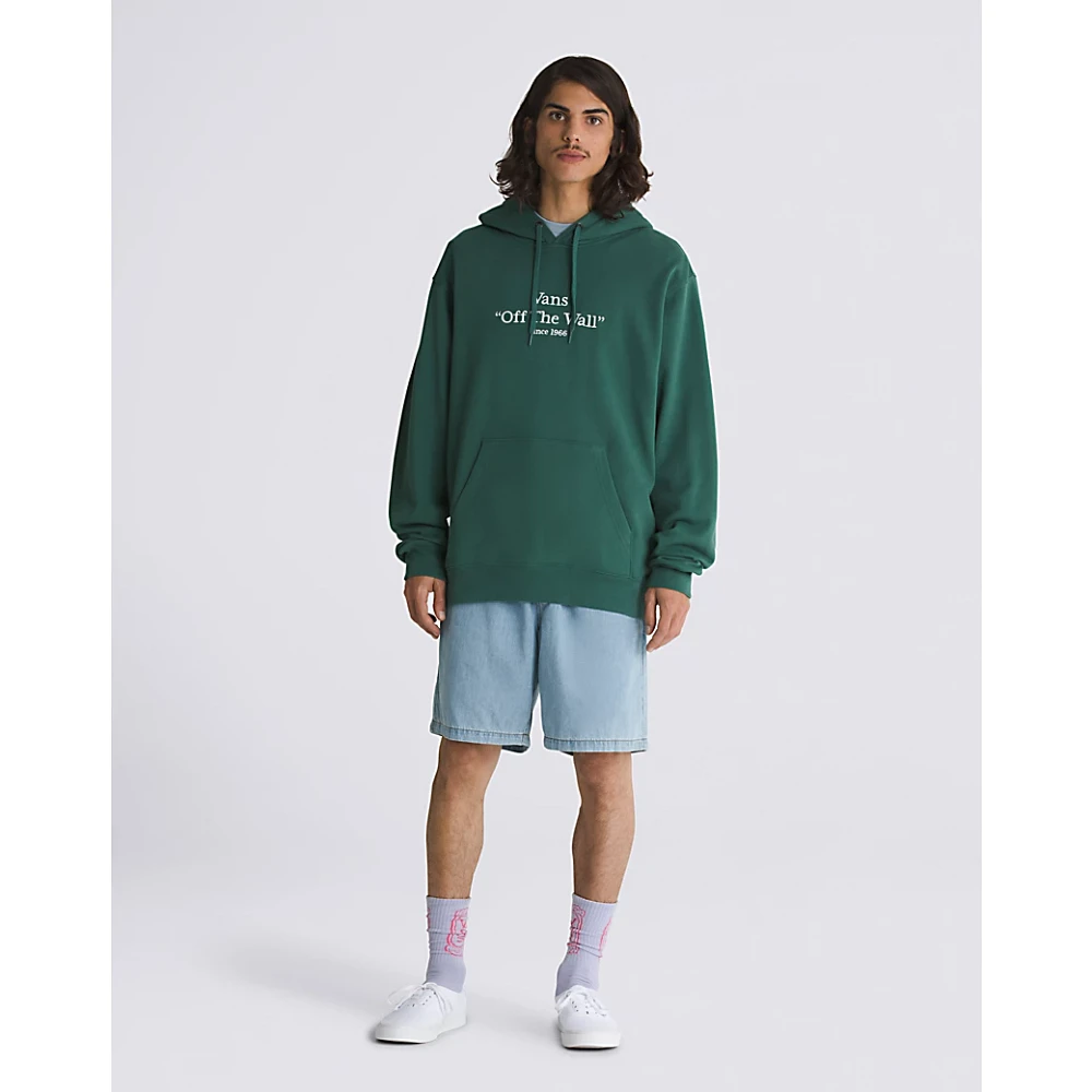 Quoted Loose Pullover Hoodie