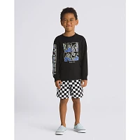 Little Kids Digi Flames Long Sleeve T-Shirt