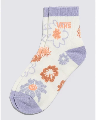 Summer Bloom Half Crew Sock