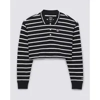 Disney X Vans Bad Apple Long Sleeve Crop Rugby Polo Shirt