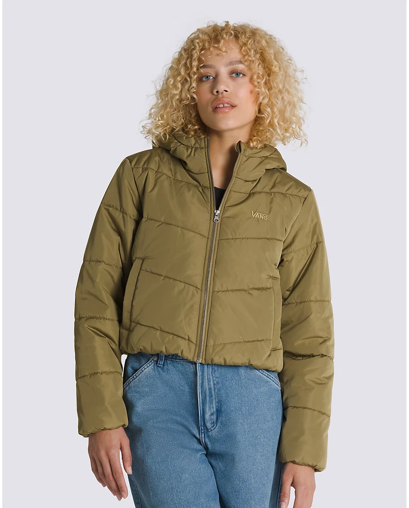 MTE Foundry Crop Puff Hooded Jacket