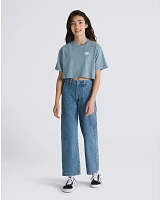 Kids Oval Wash Relaxed Cropped T-Shirt