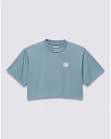 Kids Oval Wash Relaxed Cropped T-Shirt