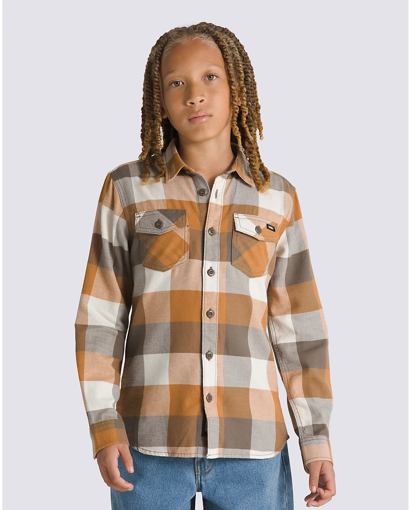 Kids Box Flannel Classic Long Sleeve Woven Shirt