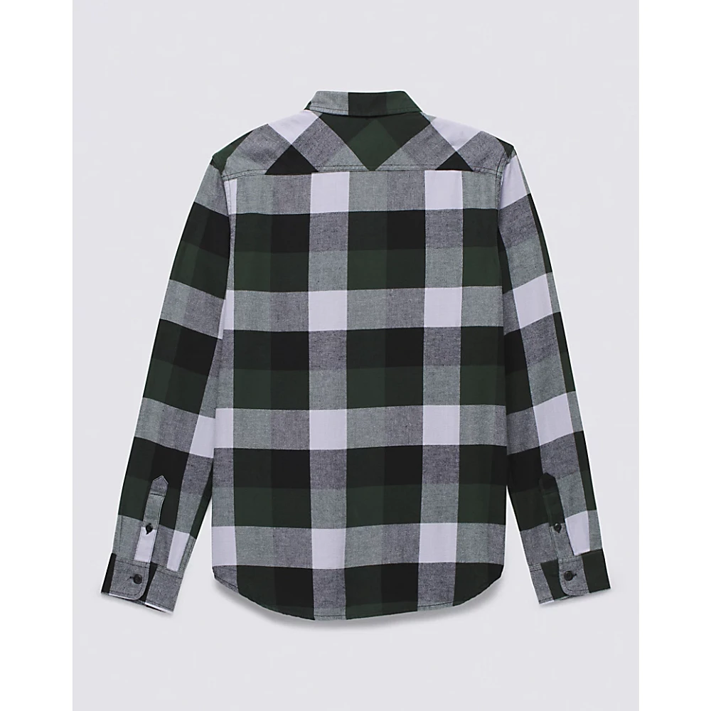 Box Flannel Long Sleeve Buttondown Shirt