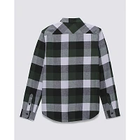 Box Flannel Long Sleeve Buttondown Shirt