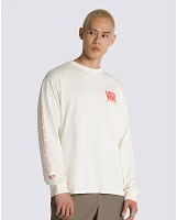 MTE Logo Warp Check Loose Long Sleeve T-Shirt