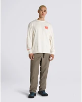 MTE Logo Warp Check Loose Long Sleeve T-Shirt