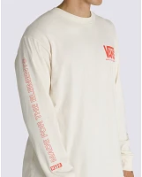 MTE Logo Warp Check Loose Long Sleeve T-Shirt